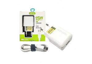 Carregador V8 1USB QC 15W T503UV Kimaster