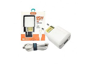 Carregador Tipo C 1USB QC 15W T503UC Kimaster
