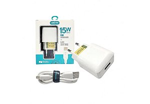 Carregador IOS 1USB QC 15W T503UL Kimaster