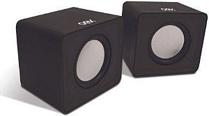 Caixa De Som Mini Oex Cube Preto 3w Rms Sk102