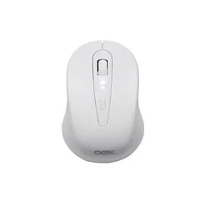 Mouse Wireless 1600 Dpi Stock Oex Ms408 Branco.