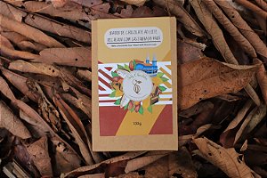 Barra de Chocolate Ao Leite recheada com Castanha do Pará - 150g