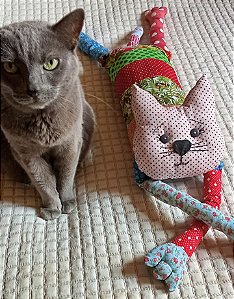 BRINQUEDO DE GATO DE PANO N 3