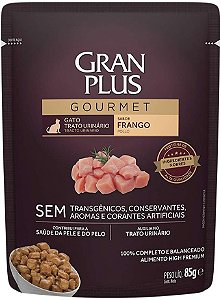 SACHÊ GOURMET GRANPLUS GATO /TRATO URINÁRIO 85G
