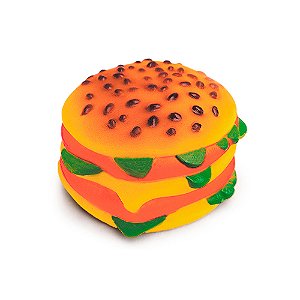 BRINQUEDO HAMBURGUER DE VINIL