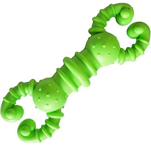 BRINQUEDO MORDEDOR CARANGUEJO VERDE