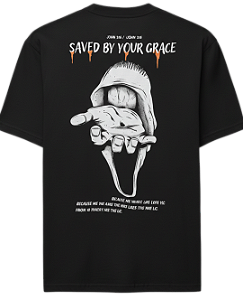 T-SHIRT SAVED (PRETO)