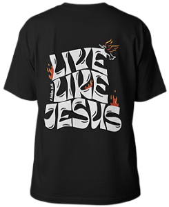 T-SHIRT LIKE JESUS ( PRETO )
