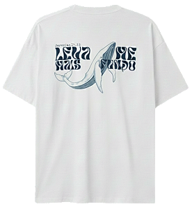 T-SHIRT BALEIA / OFF WHITE (PREMIUM)