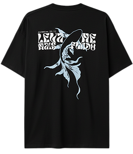 T-SHIRT PEIXE / PRETO (PREMIUM)