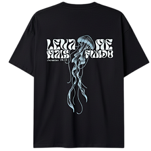 T-SHIRT ÁGUA-VIVA / PRETO (PREMIUM)