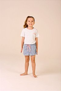 SHORT DOLL INFANTIL MANGA CURTA