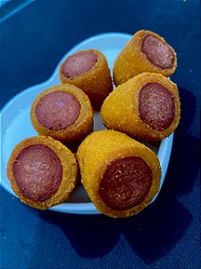 ENROLADINHO DE SALSICHA PRÉ-FRITO - 20 und