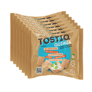 TOSTIQ QUINUA ORIGINAL ZERO AÇÚCAR PACK C/ 7