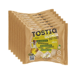 TOSTIQ QUINUA AZEITE ZERO AÇÚCAR PACK C/ 7