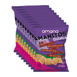 AMANITOS QUINUA BBQ PACK C/ 8