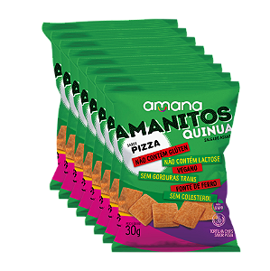 AMANITOS QUINUA PIZZA PACK C/ 8
