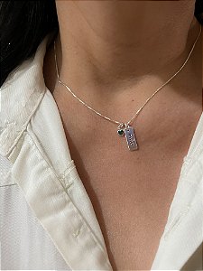 Colar "mãe" prata