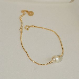 Pulseira pérola única