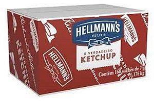 Ketchup Tradicional Sachê 7 g Caixa c/ 168 un - Hellmann's