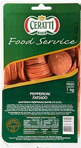 Pepperoni Fatiado Pacote 1 kg - Ceratti