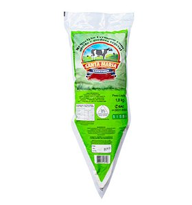 Requeijão Cremoso com Amido Bisnaga 1,8 kg - Santa Maria