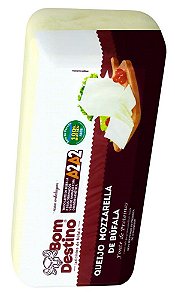 Queijo Mussarela de Búfala 100% Peça por kg - Bom Destino