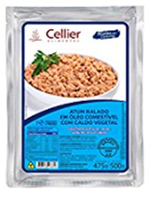 Atum Ralado em Óleo Pacote 500 g - Cellier