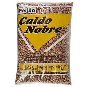 Feijão Carioca Pacote 1 kg - Caldo Nobre