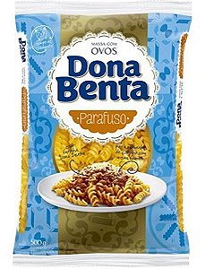 Macarrão Parafuso Pacote 500 g - Dona Benta