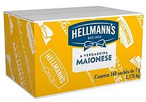 Maionese Sachê 7 g Caixa c/ 168 un - Hellmann's