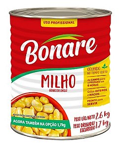 Milho Verde em Conserva Lata 2,6 kg - Bonare