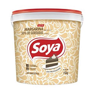 Margarina 50% de Lipídeos Balde 15 kg - Soya
