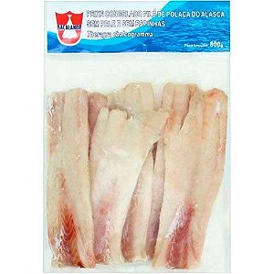 Polaca Salgada Pedaços Pacote 800 g - Bacalanor