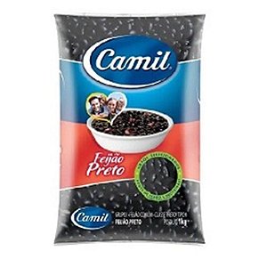 Feijão Preto Pacote 1 kg - Camil