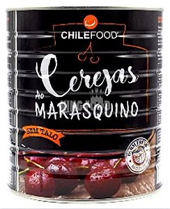 Cereja Marrasquino s/ Talo Lata 3,3 kg - Chilefood