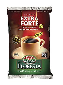Café Torrado e Moído Extra Forte Pacote 500 g - Floresta