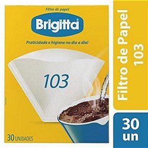 Filtro Papel de Café 103 Caixa 30 un - Brigitta