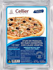 Atum Pedaços em Óleo Pacote 500 g - Cellier