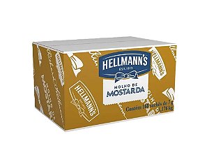 Mostarda Sachê 7 g Caixa c/ 168 un - Hellmann's