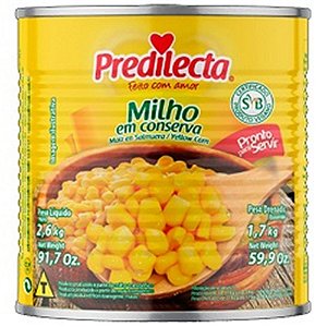Milho Verde em Conserva Lata 2,6 kg - Predilecta