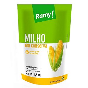 Milho Verde em Conserva Sachê 2,7 kg - Ramy