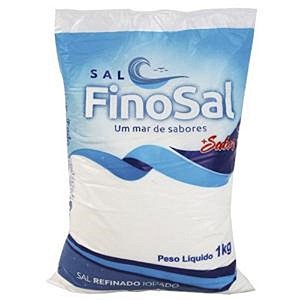 Sal Refinado Pacote 1 kg - FinoSal