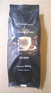 Café Torrado e Moído 100% Arábica Pacote 250 g - Vovó Lena