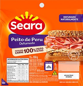 Peito de Peru Defumado Fatiado por kg - Seara
