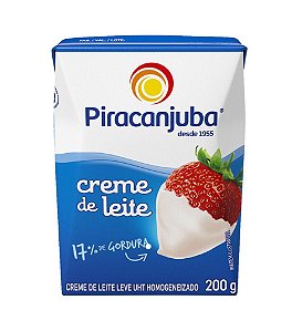 Creme de Leite UHT 200 g - Piracanjuba