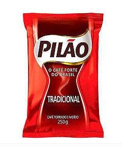 Café Torrado e Moído Tradicional Pacote 250 g - Pilão