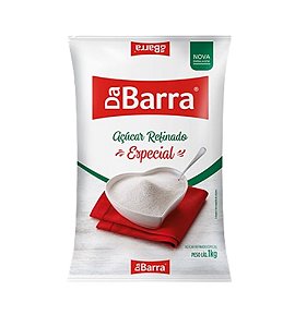 Açúcar Refinado Pacote 1 kg - Da Barra
