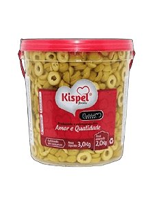 Azeitona Verde Fatiada Balde 2 kg - Kispel