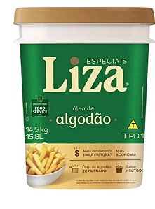 Óleo de Algodão Balde 14,5 kg - Liza